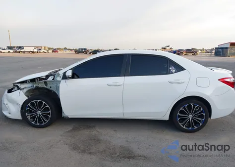 2016 Toyota Corolla S Plus из США, поврежденный, VIN 2T1BURHE0GC512777